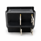 Shared rear construction of the KCD4 rocker switch, showing four blade terminals and centre divider