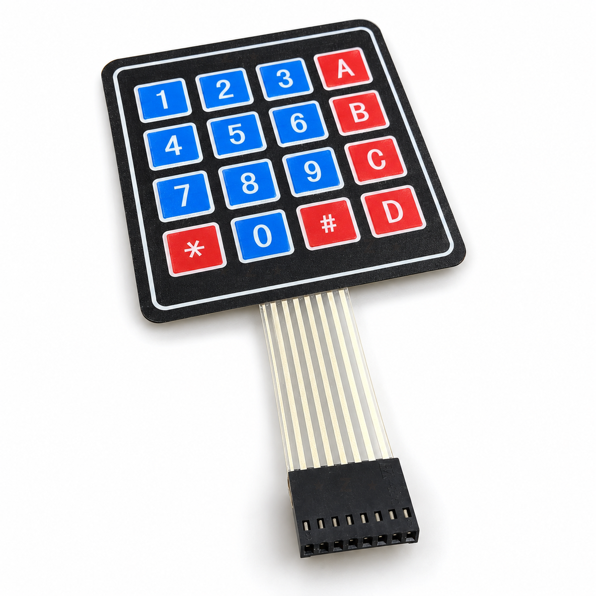 4x4 Membrane Keypad, 16 Key Matrix for Arduino & ESP32 | NZ Stock