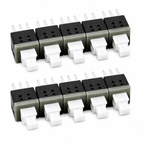 5.8mm DPDT Push Button Switch – Locking or Momentary (10 Pack)