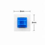 8x8mm push button switch dimensions diagram, 8mm square body