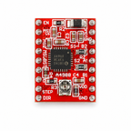 Top view of the A4988 stepper driver module showing the A4988 chip and pin labels