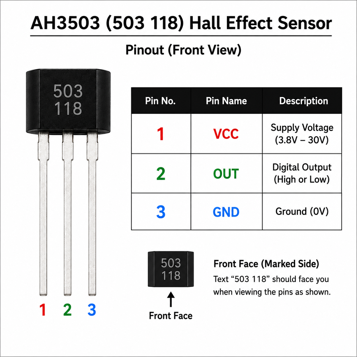 AH3503 Linear Hall Effect Sensor