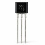 AH3503 linear analogue Hall sensor in a three-pin TO-92 package