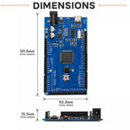 MEGA2560 R3 CH340 – ATmega2560 Development Board, USB-C, Compatible with Arduino