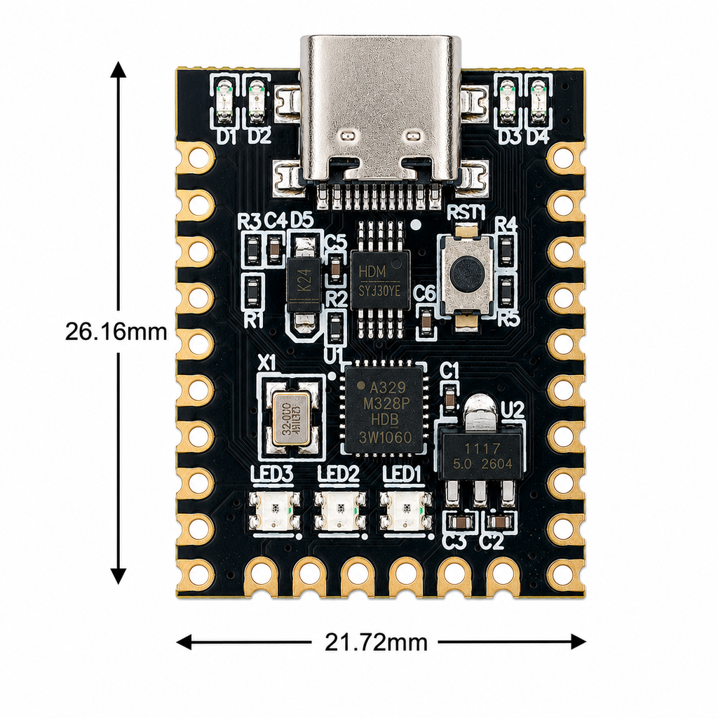 Arduino Nano SuperMini USB-C