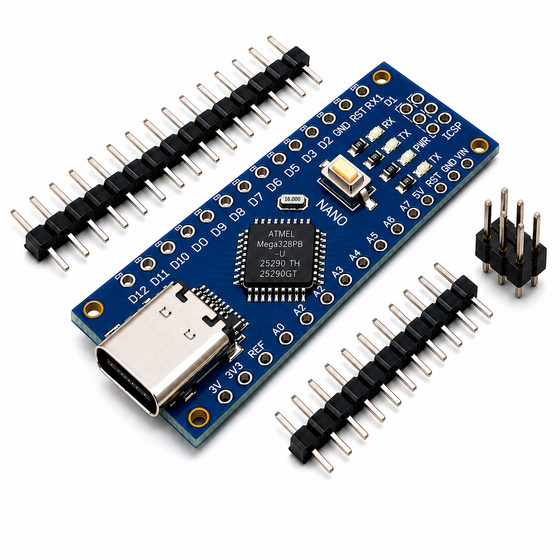 Arduino Nano V3.0 - USB-C - Unsoldered