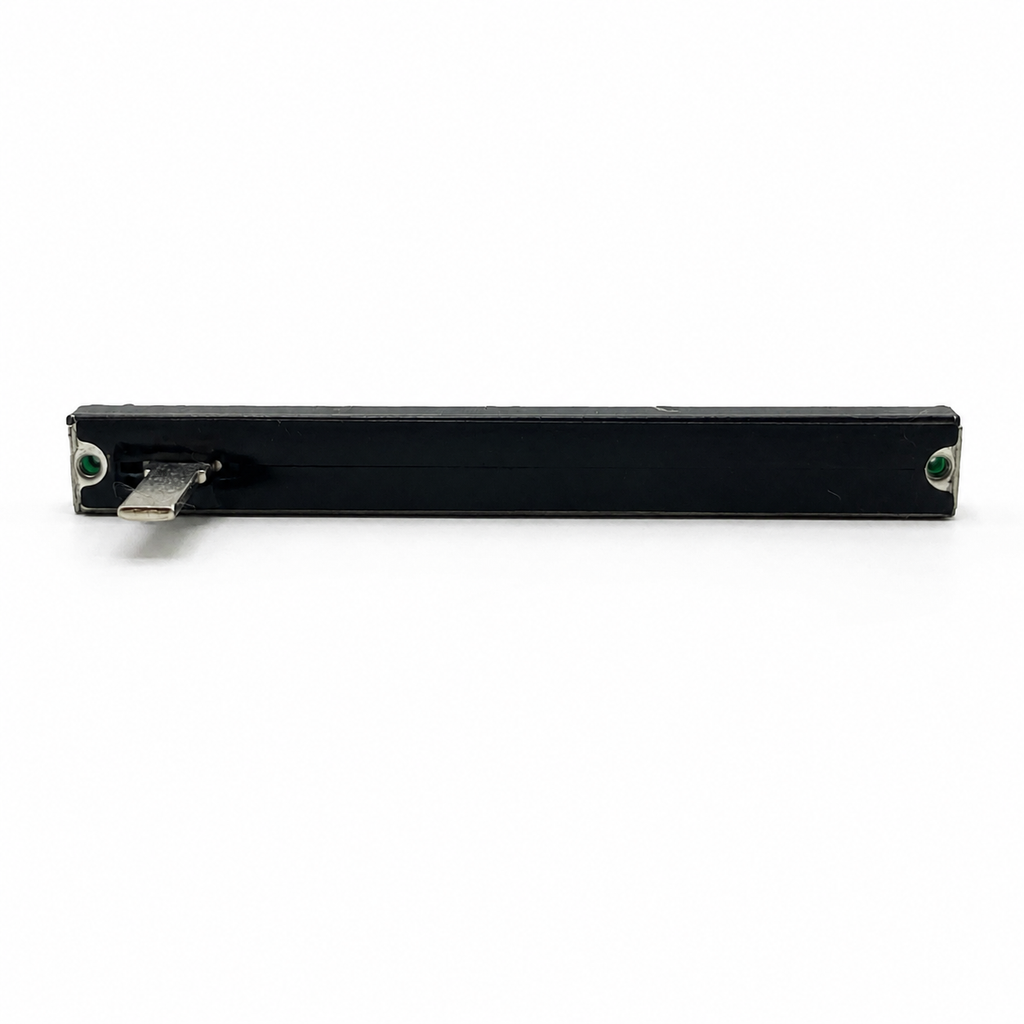 B103 slide fader front face showing M2 mounting holes