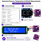 BMP280 Barometric Pressure Temperature Sensor Module 3.3V