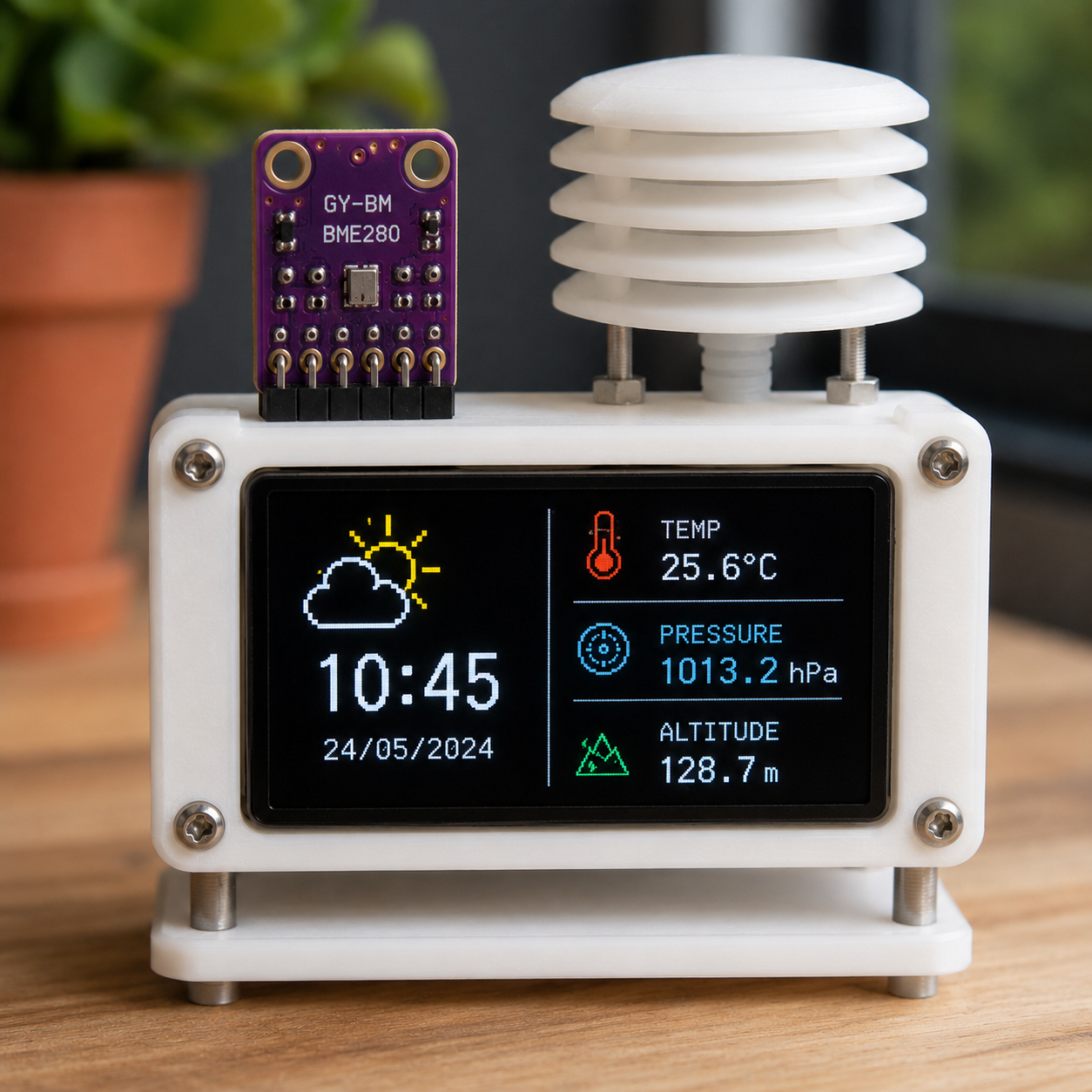 BMP280 Barometric Pressure Temperature Sensor Module 3.3V