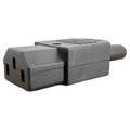IEC320 C13 Rewireable Female Connector 10A 250V — Build & Repair Mains Power Cables - NZN Electronics