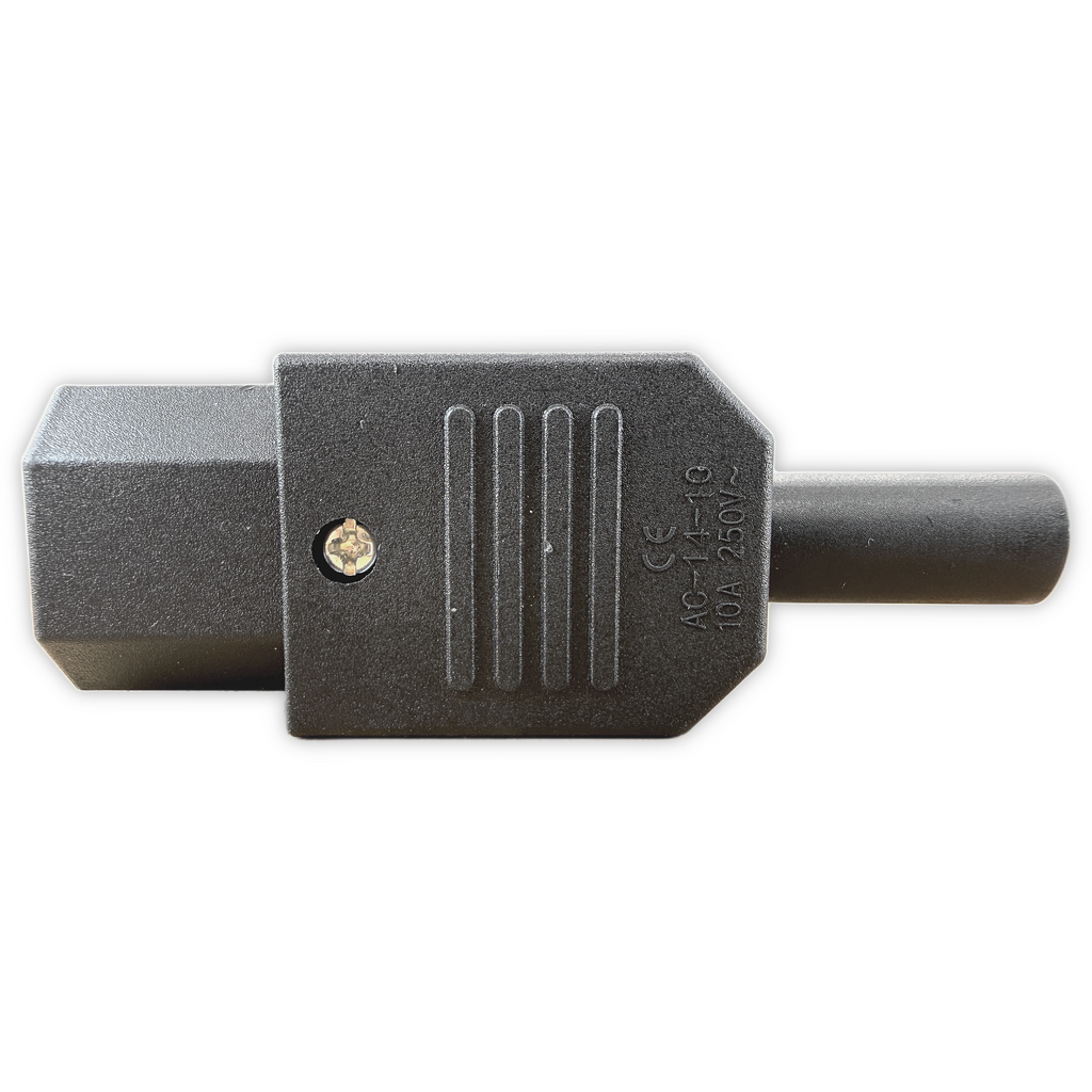 IEC320 C13 Rewireable Female Connector 10A 250V — Build & Repair Mains Power Cables - NZN Electronics