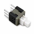 5.8mm DPDT Push Button Switch – Locking or Momentary (10 Pack)