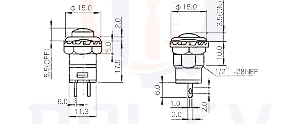 DS228 Pushbutton Switches