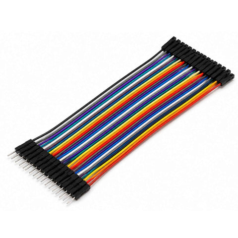 40pc Dupont Jumper Wires (20cm)