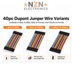 40pc Dupont Jumper Wires (20cm)