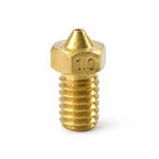 E3D V6 compatible brass 3D printer nozzle with 1.0mm tip and M6 thread