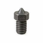 E3D V6 compatible hardened steel 3D printer nozzle with 0.4mm tip and M6 thread