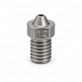 E3D V6 compatible hardened steel 3D printer nozzle with 1.2mm tip and M6 thread