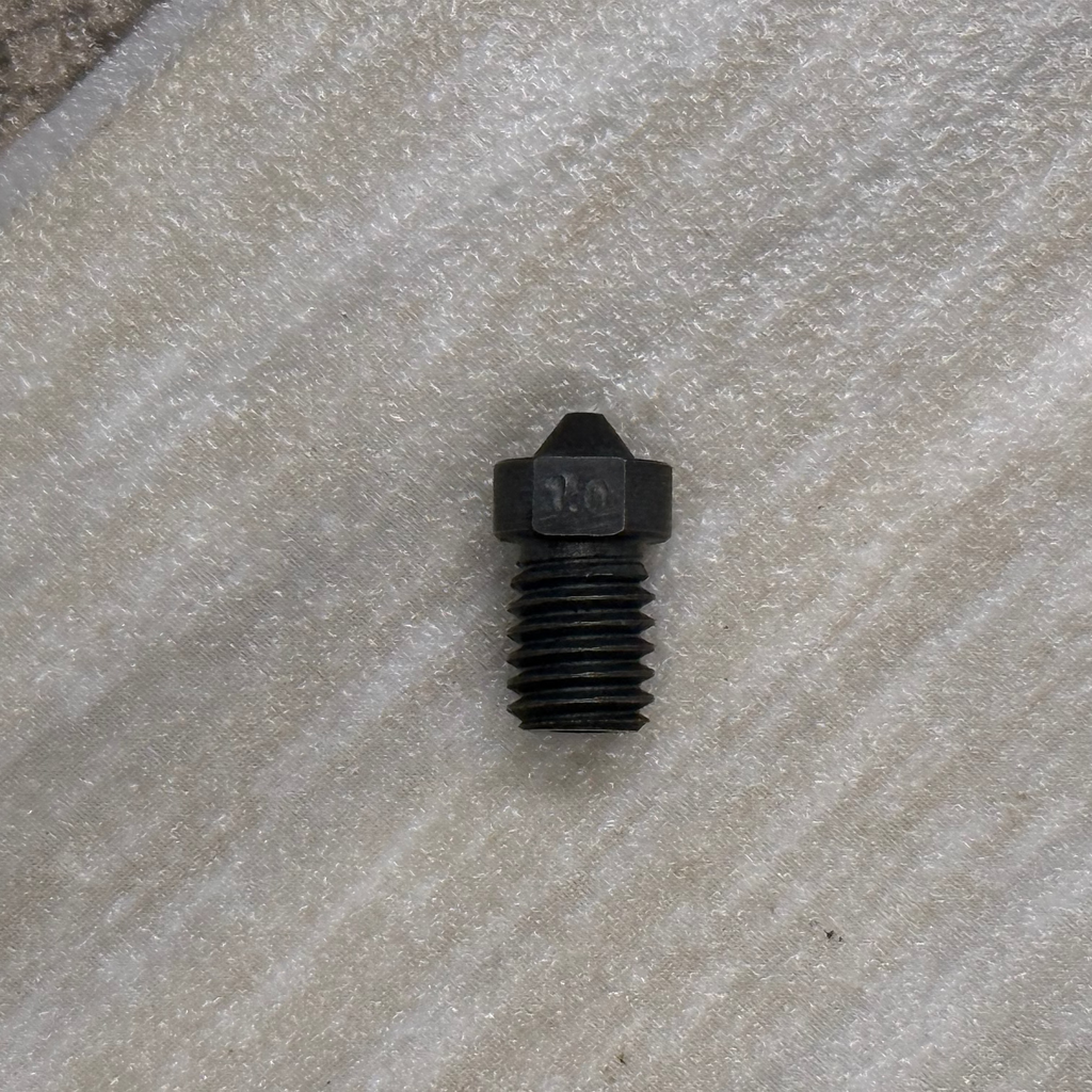 E3D V6 Compatible 3D Printer Nozzles – Brass, Stainless & Hardened Steel