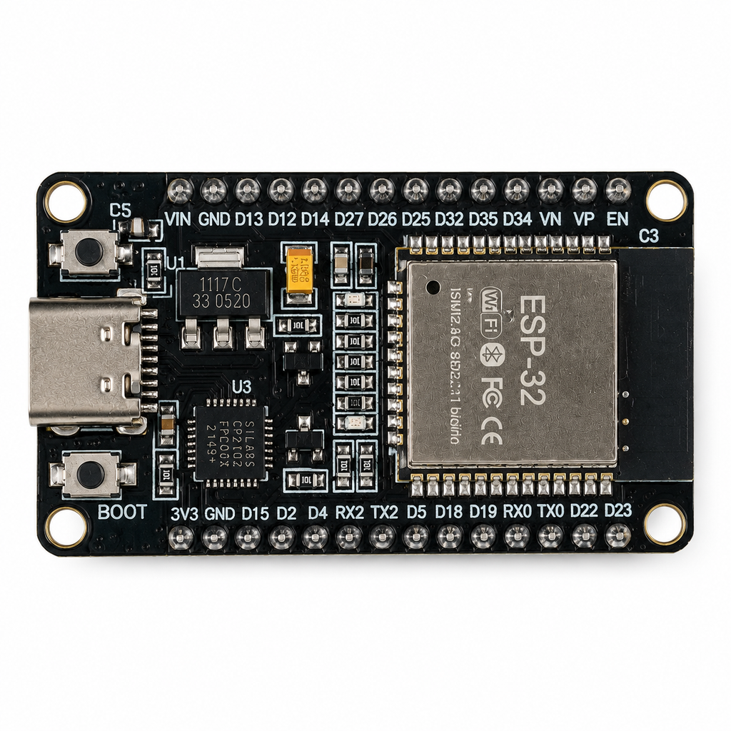 ESP32-WROOM32 Dev Module USB-C 30 Pin