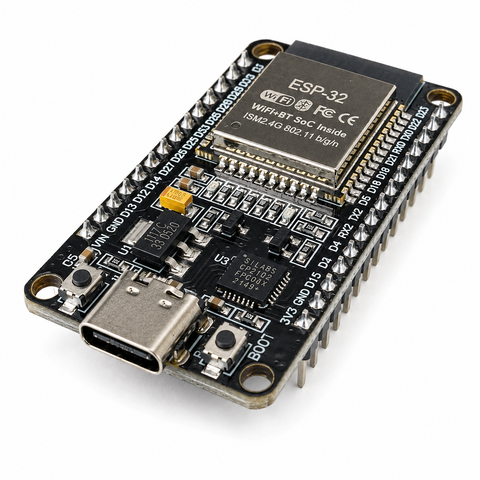 ESP32-WROOM-32 Dev Board – USB-C, 30-Pin, WiFi + Bluetooth (Arduino/ESPHome)