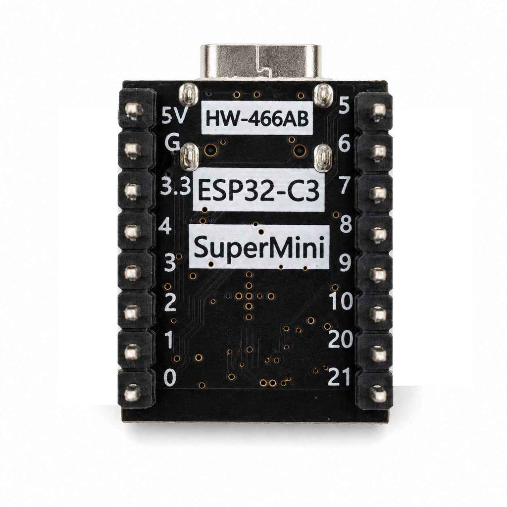 ESP32-C3 SuperMini – WiFi + Bluetooth 5 Dev Board (USB-C, Pre-Soldered)