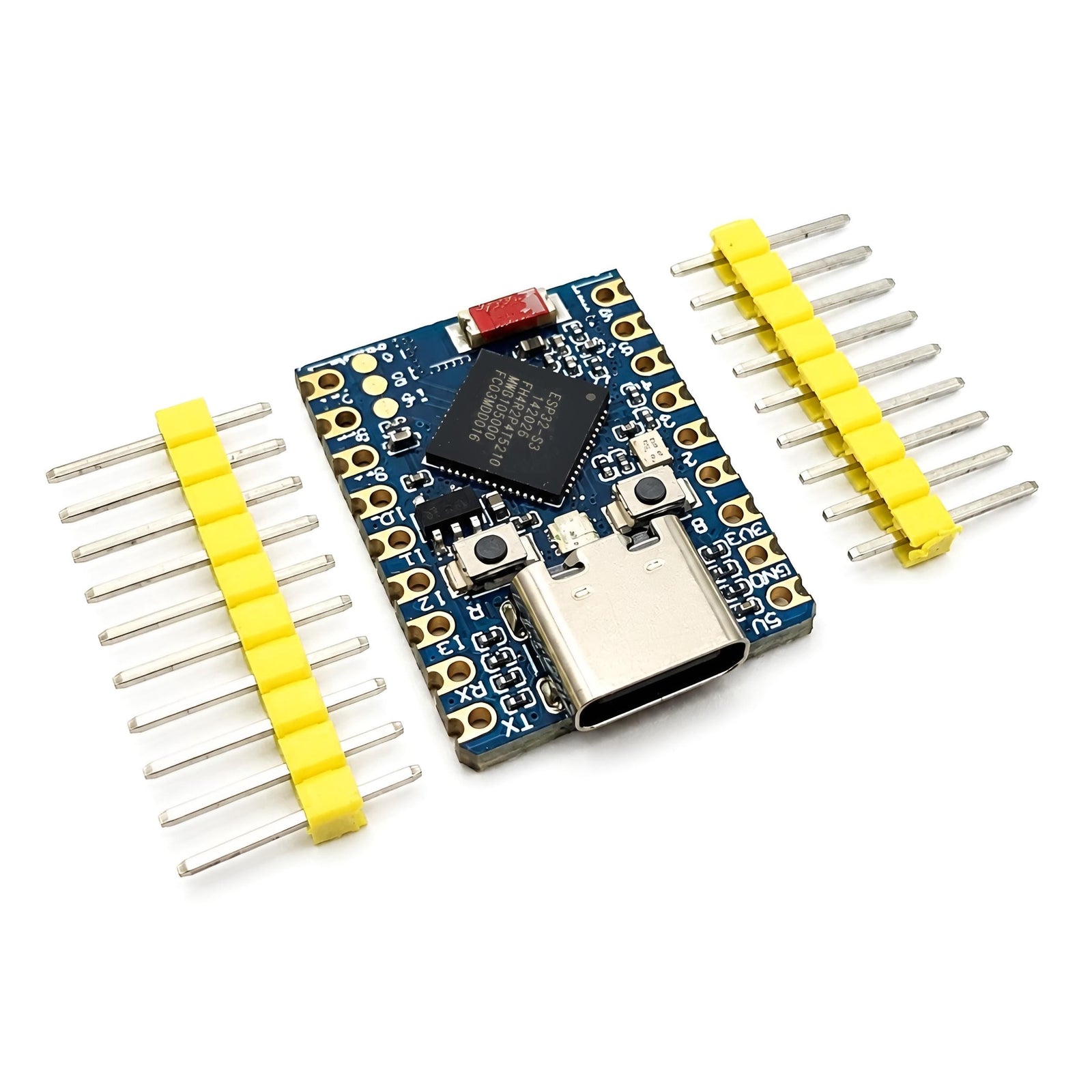 ESP32-S3 Zero development board with two loose 2.54mm male header strips