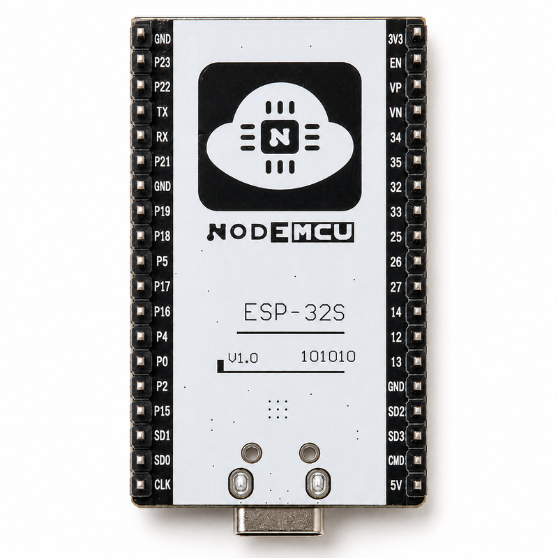 ESP32 WROOM-32 Development Board – 38-Pin NodeMCU, CP2102 USB, WiFi + Bluetooth