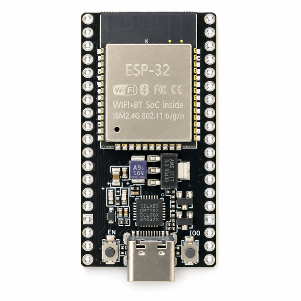 ESP32 WROOM-32 Development Board – 38-Pin NodeMCU, CP2102 USB, WiFi + Bluetooth