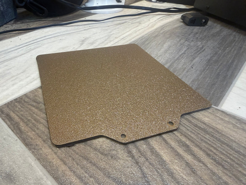 120x120mm Spring Steel Build Plate – PEI Textured & Smooth with Magnetic Base (Voron V0)