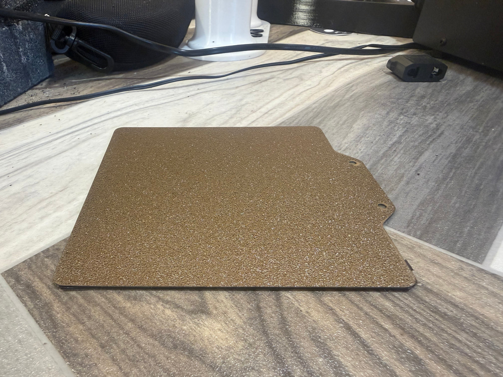 120x120mm Spring Steel Build Plate – PEI Textured & Smooth with Magnetic Base (Voron V0)