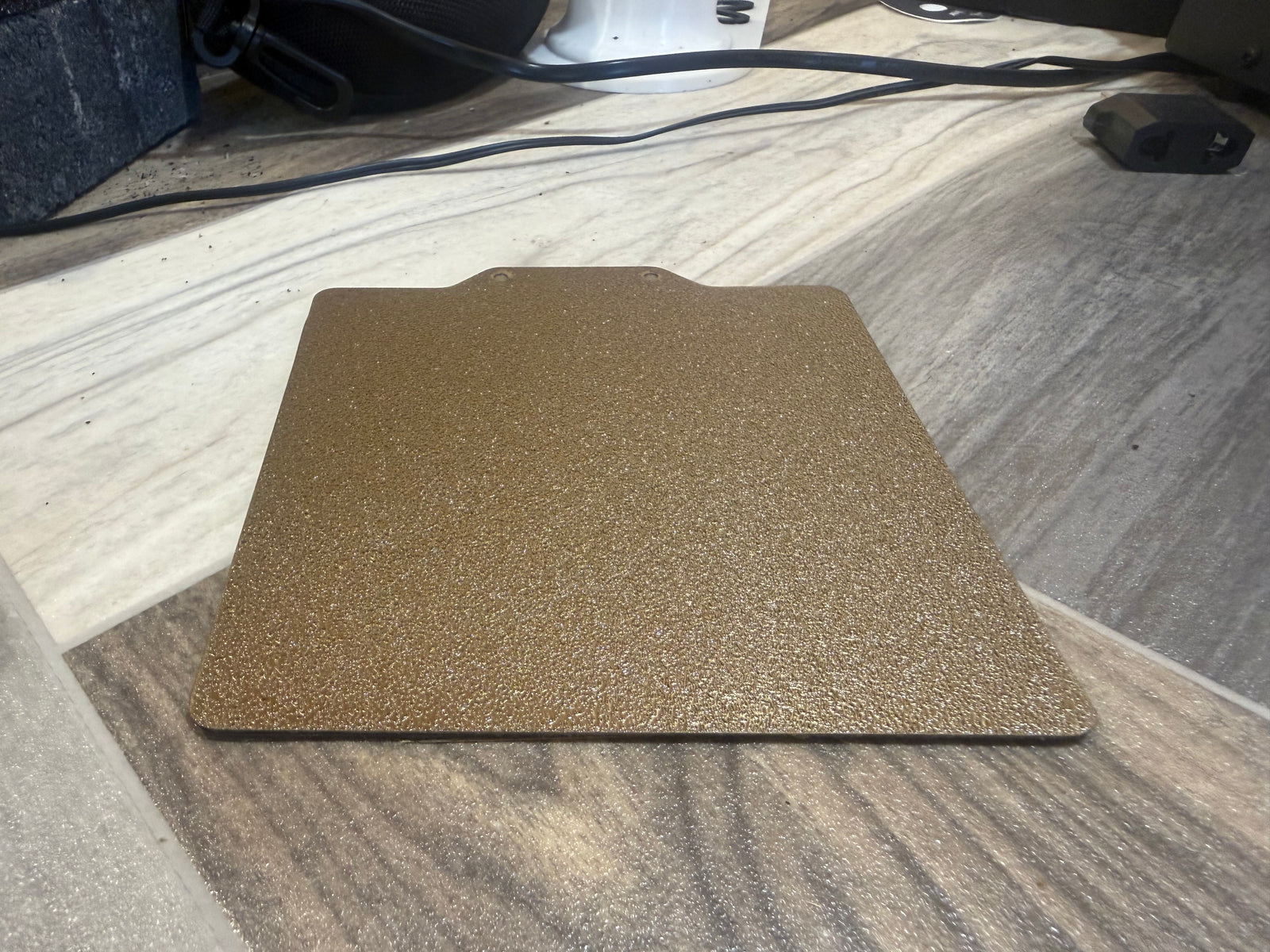 120x120mm Spring Steel Build Plate – PEI Textured & Smooth with Magnetic Base (Voron V0)