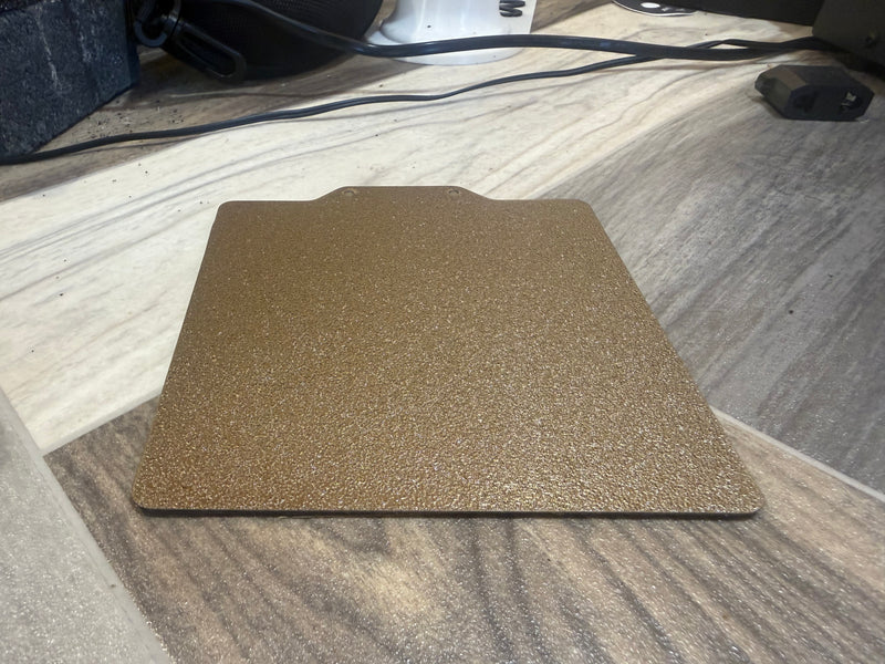120x120mm Spring Steel Build Plate – PEI Textured & Smooth with Magnetic Base (Voron V0)