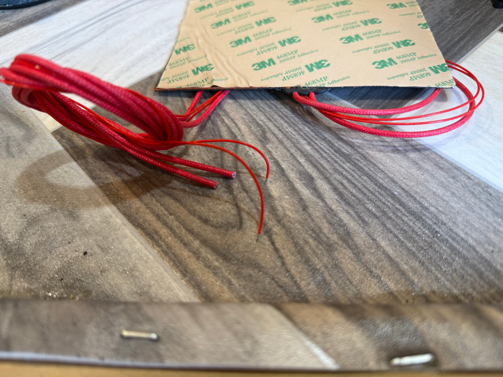 220V 150mm x 150mm 180W Silicone Heating Pad for 3D Printer