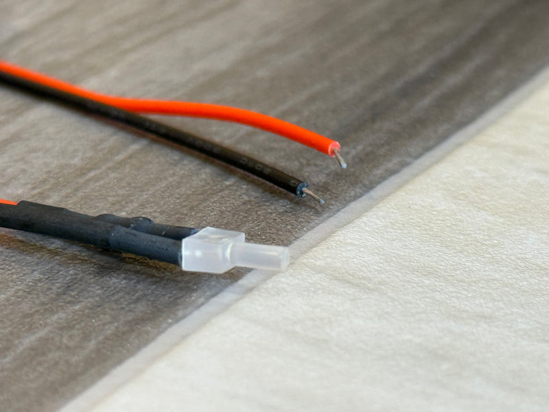 2mm Pre-wired 5V White Diffused LED — 20cm