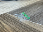 2mm Green LED DIP compatible