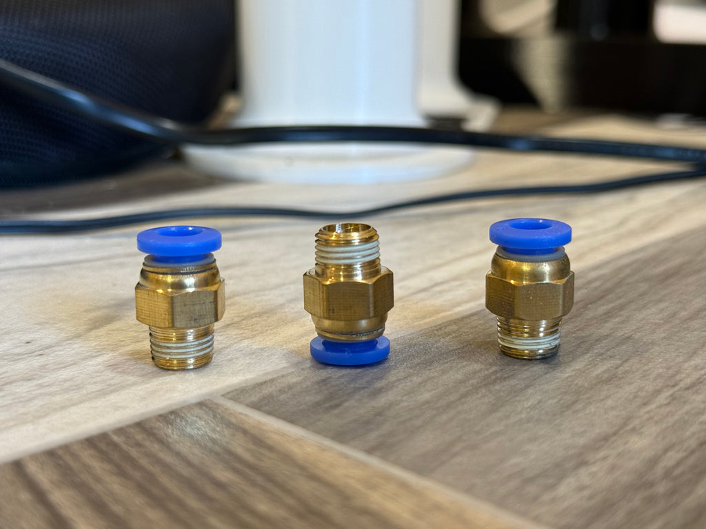 Pneumatic Bowden Connectors for 3D Printers