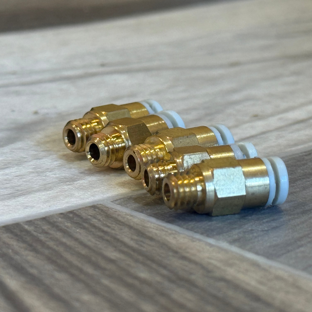 PC4-M6 Bowden Coupler – M6 Thread for 4mm PTFE Tube