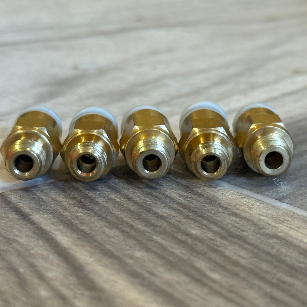 PC4-M6 Bowden Coupler – M6 Thread for 4mm PTFE Tube