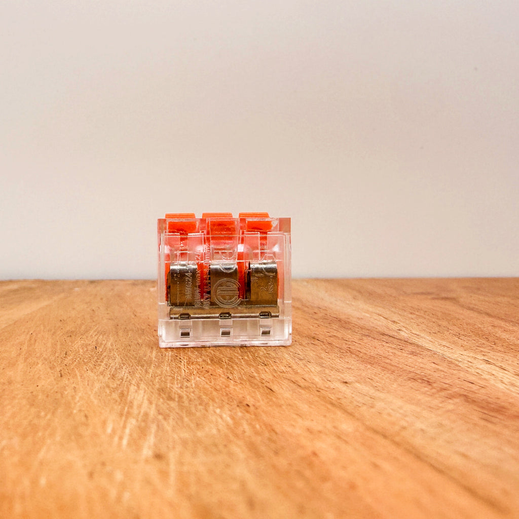 WAGO-Style Lever Terminal Wire Connectors — 5-Pack (2, 3 & 5 Pole, 32A, 450V)