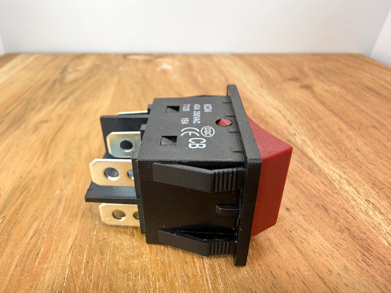 KCD4 40A High-Power Rocker Switch – DPST with Lamp