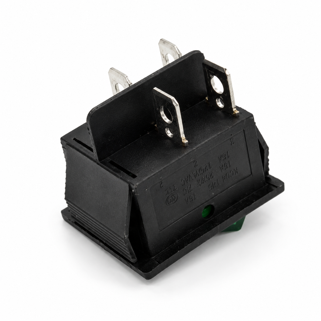 16A KCD4 Heavy Duty Rocker Switch – DPST 250VAC