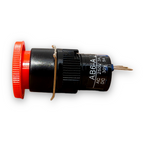 16mm Emergency Stop Switch – Latching Mushroom Button (1NO + 1NC, IP65 Panel Mount)