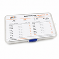 Electrolytic capacitor kit, 200 pieces across 15 values (0.1µF to 220µF, 10-50V) - NZN Electronics NZ