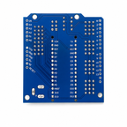 Nano IO Expansion Shield V3.0 (Blue) underside showing labelled pinout