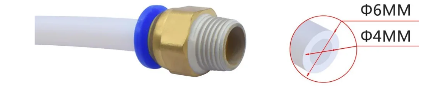 Pneumatic Bowden Connectors for 3D Printers