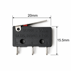 SC7301 lever micro limit switch dimensions diagram