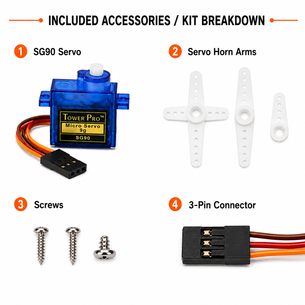 Tower Pro SG90 Micro Servo 9g | Arduino RC Robotics STEM