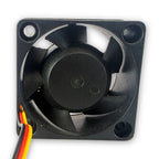 Sunon KDE1204PKV3 4020 fan rear view showing motor hub and mounting holes