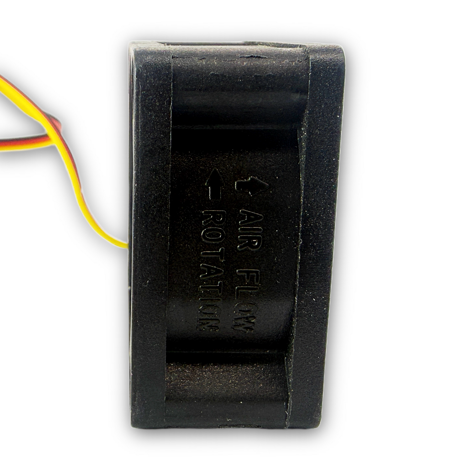 Sunon 4020 fan side view with label showing model number KDE1204PKV3 and 12V DC specifications